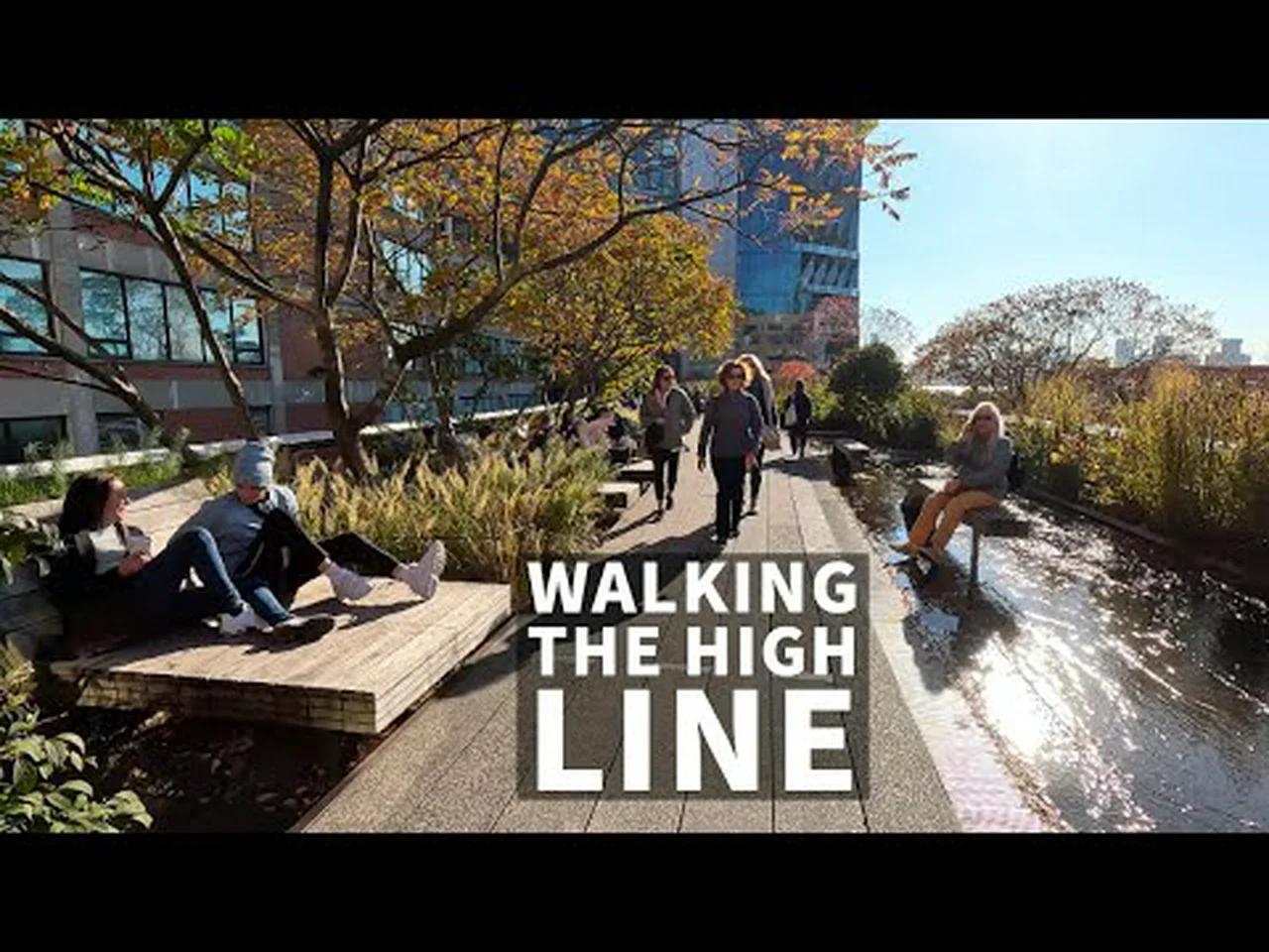 GoPro Hero 11 4k Walking tour of the High Line and the Little Island in ...