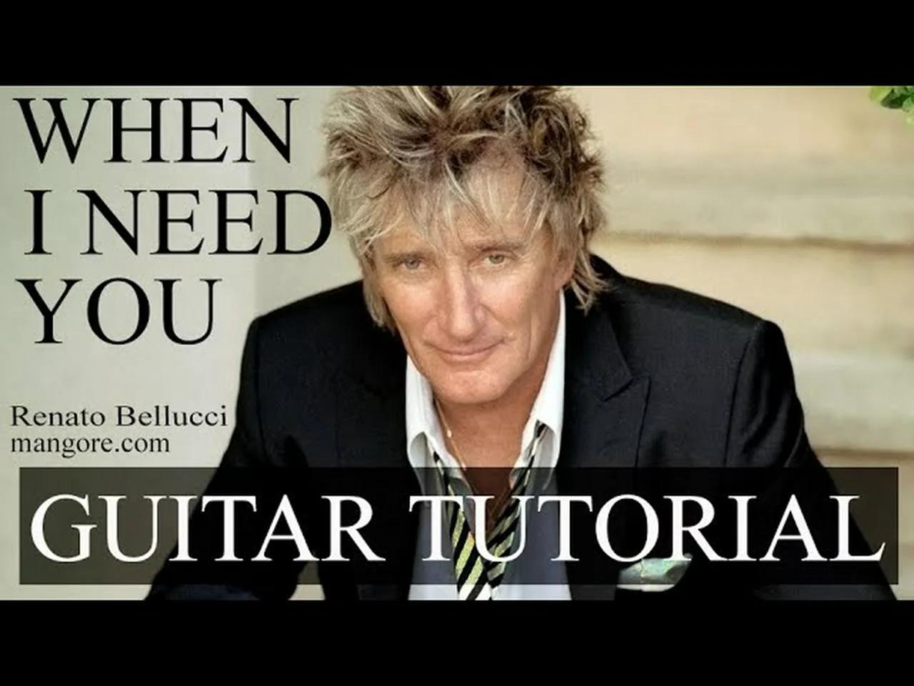  when i need you tutorial for guitar