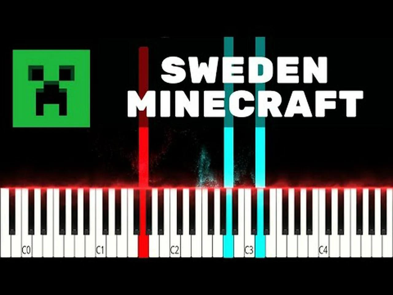 Sweden - Minecraft - Piano Tutorial