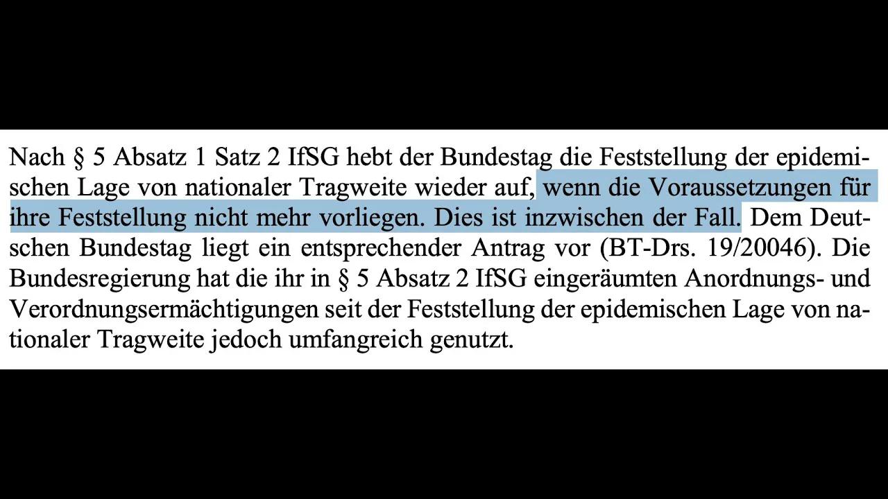 Unfassbar: Epidemie offiziell vorbei - Bundestag soll trotzdem Maßnahmen verlängern