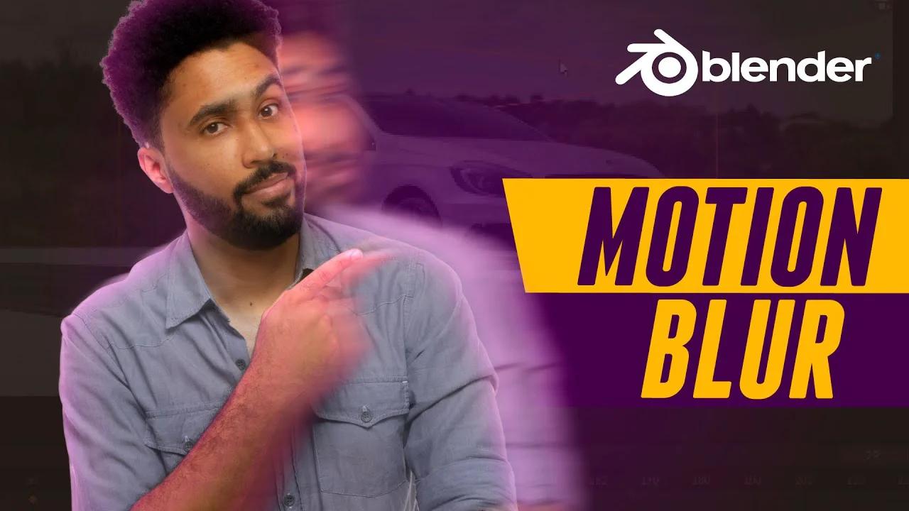 Como usar o MOTION BLUR no Blender Blender motion blur tutorial