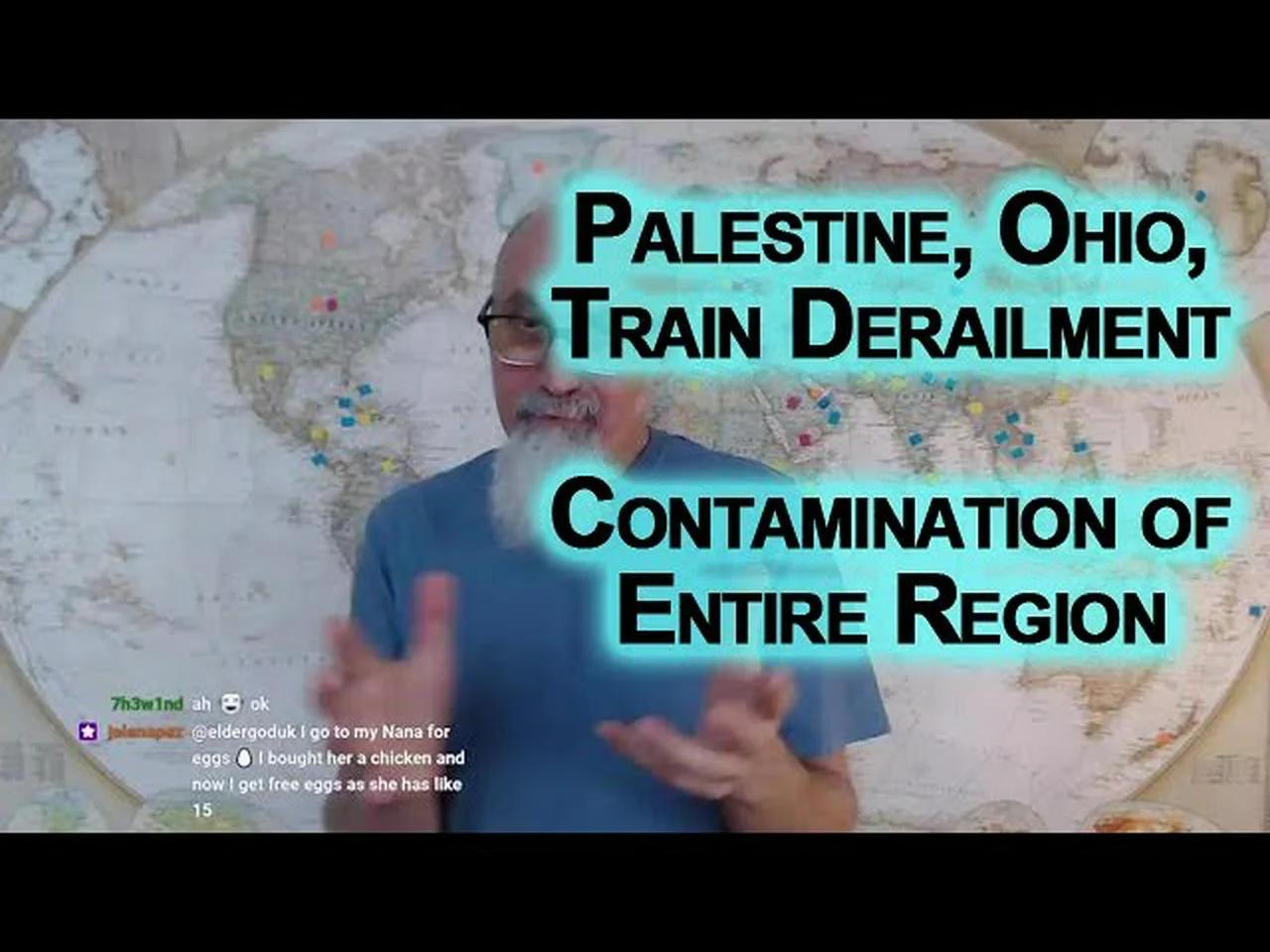 East Palestine, Ohio Train Derailment Environment & Water Contamination of Entire Region Explained
