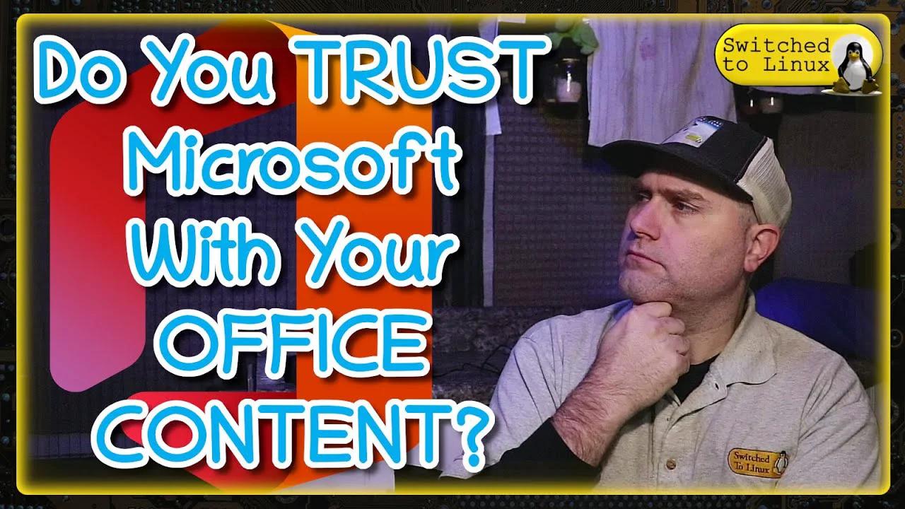 A warning about microsoft connected experiences