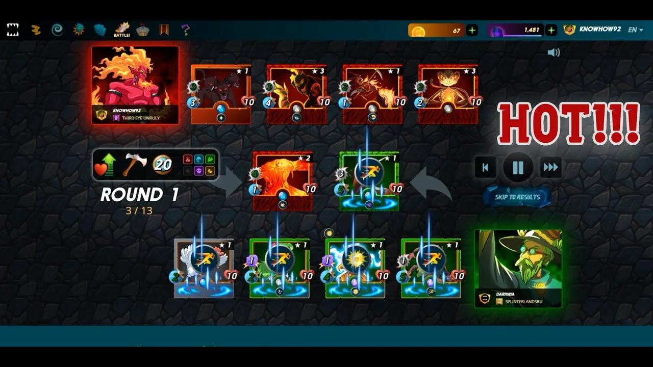 Splinterlands Journey #94 - Fire Splinter Burning Adventures