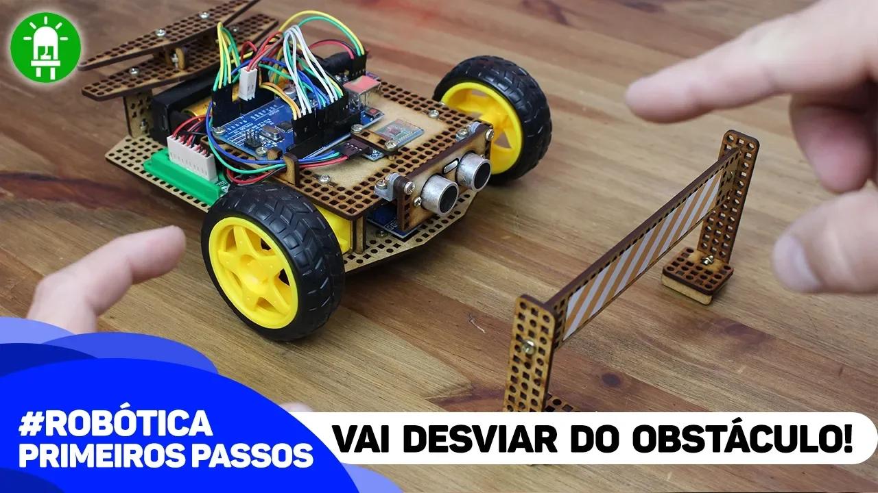Programe Seu ROBÔ com ARDUINO para DESVIAR de OBSTÁCULOS!