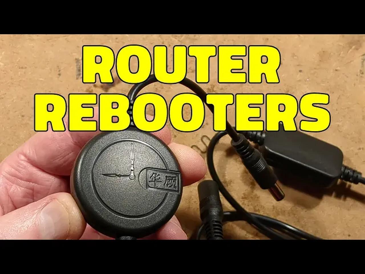 Router rebooters - timed inline reset modules