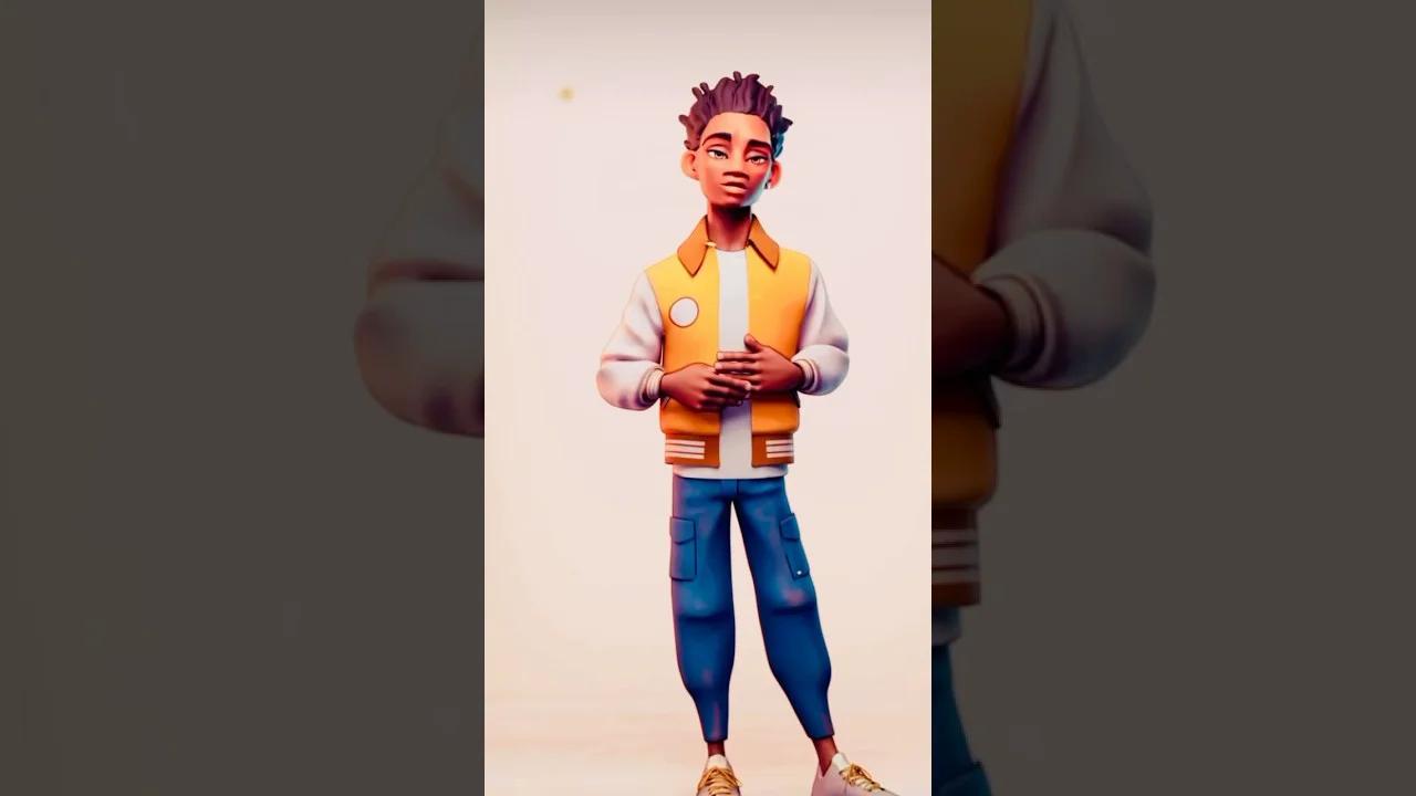 Toon Character pose design #3dblendered #blender3dmodel #3ddesign # ...