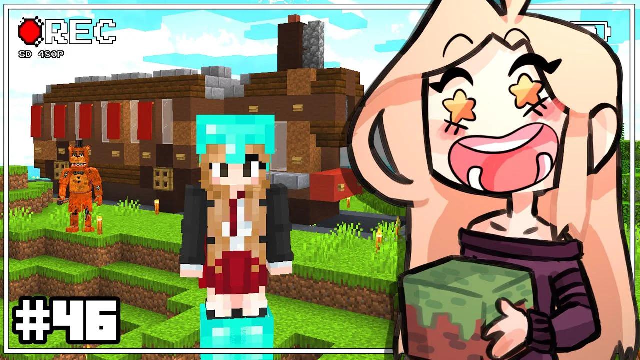 Je construis le TRAIN des ANIMATRONICS de FNAF ! S2 EP46 (Minecraft ...