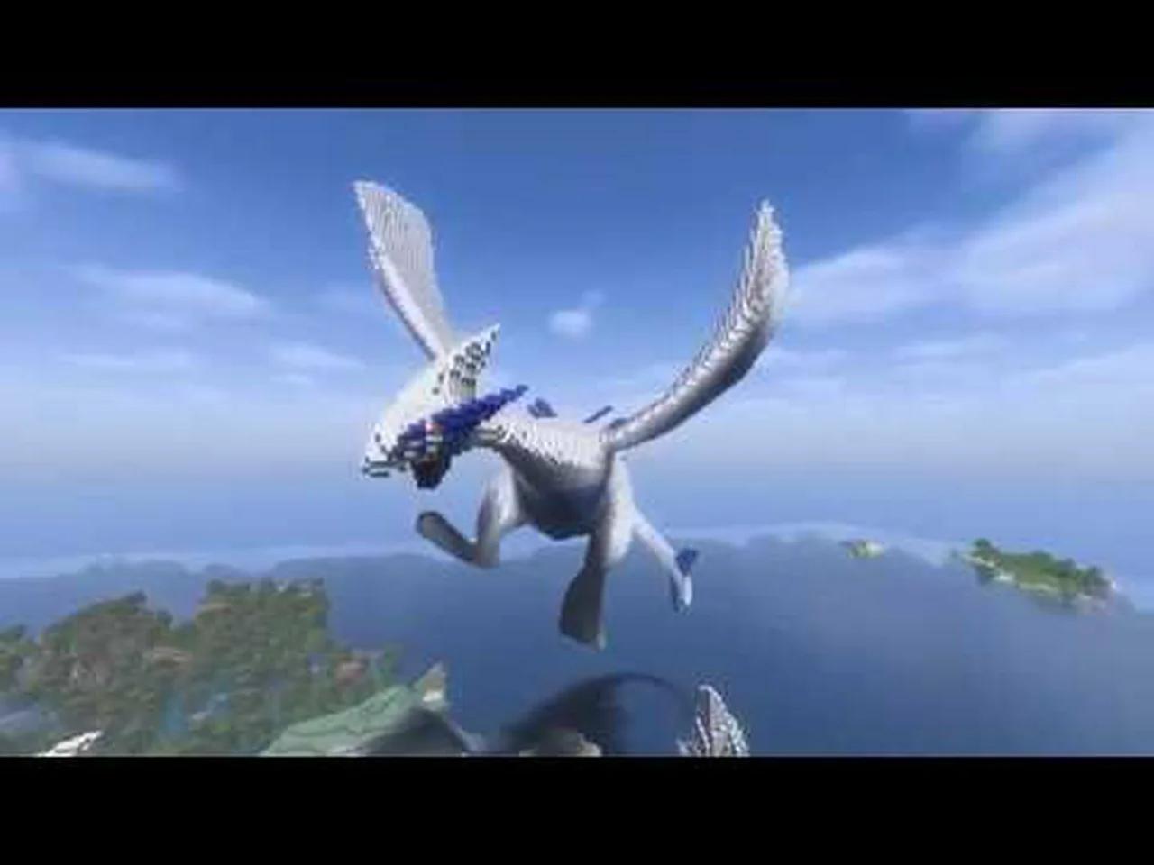 Minecraft Lugia Build - Pokemon