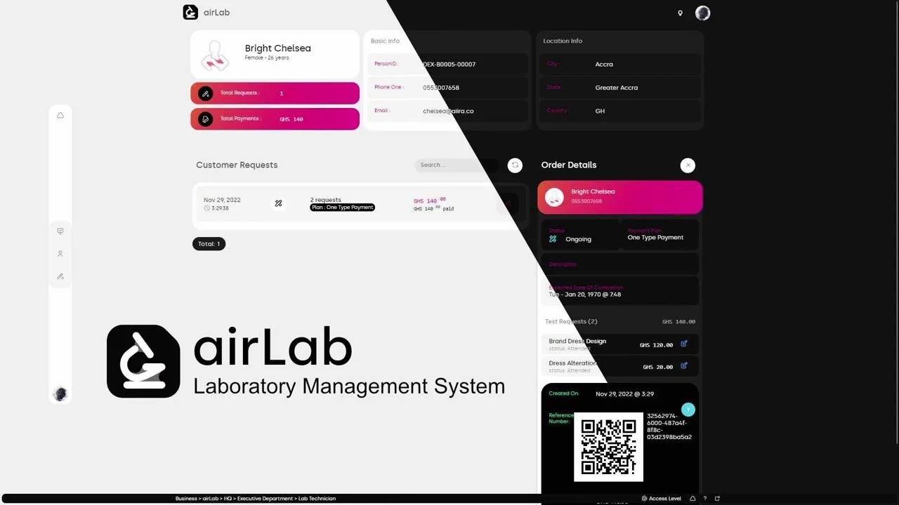 airLab - Laboratory Management System