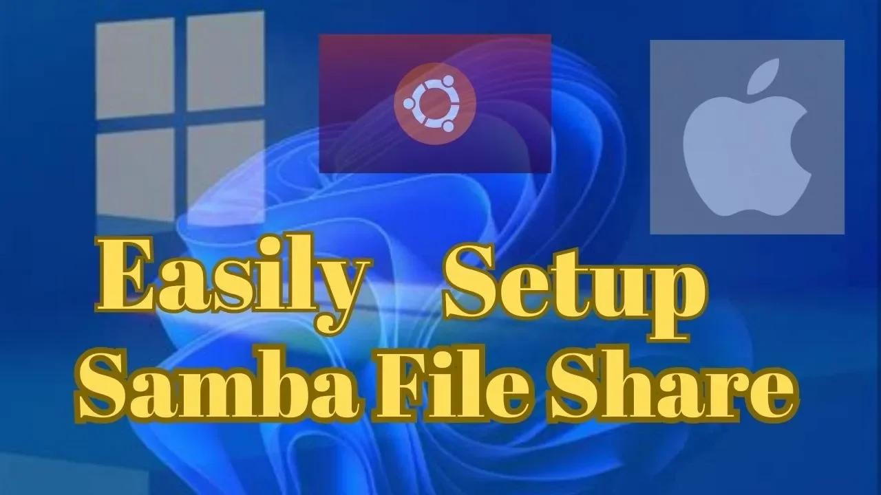 Beginners guide to setting up samba network storage