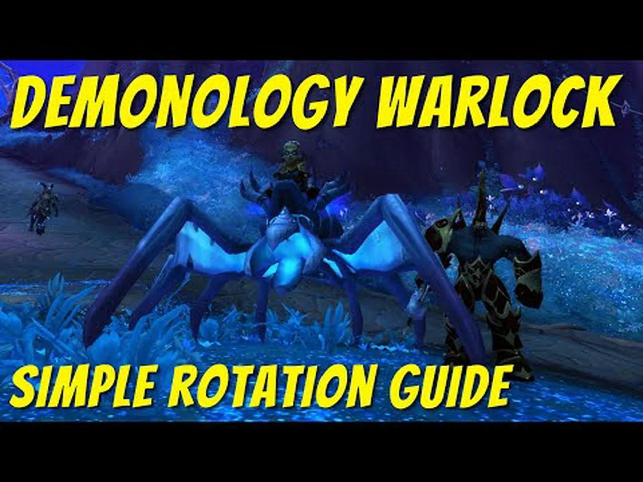 Demonology Warlock Simple Beginner Friendly Rotation Guide