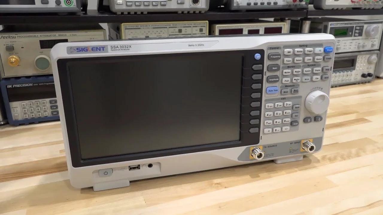 TSP #104 - Siglent SSA3032X 9kHz - 3.2GHz Spectrum Analyzer / TG Review ...
