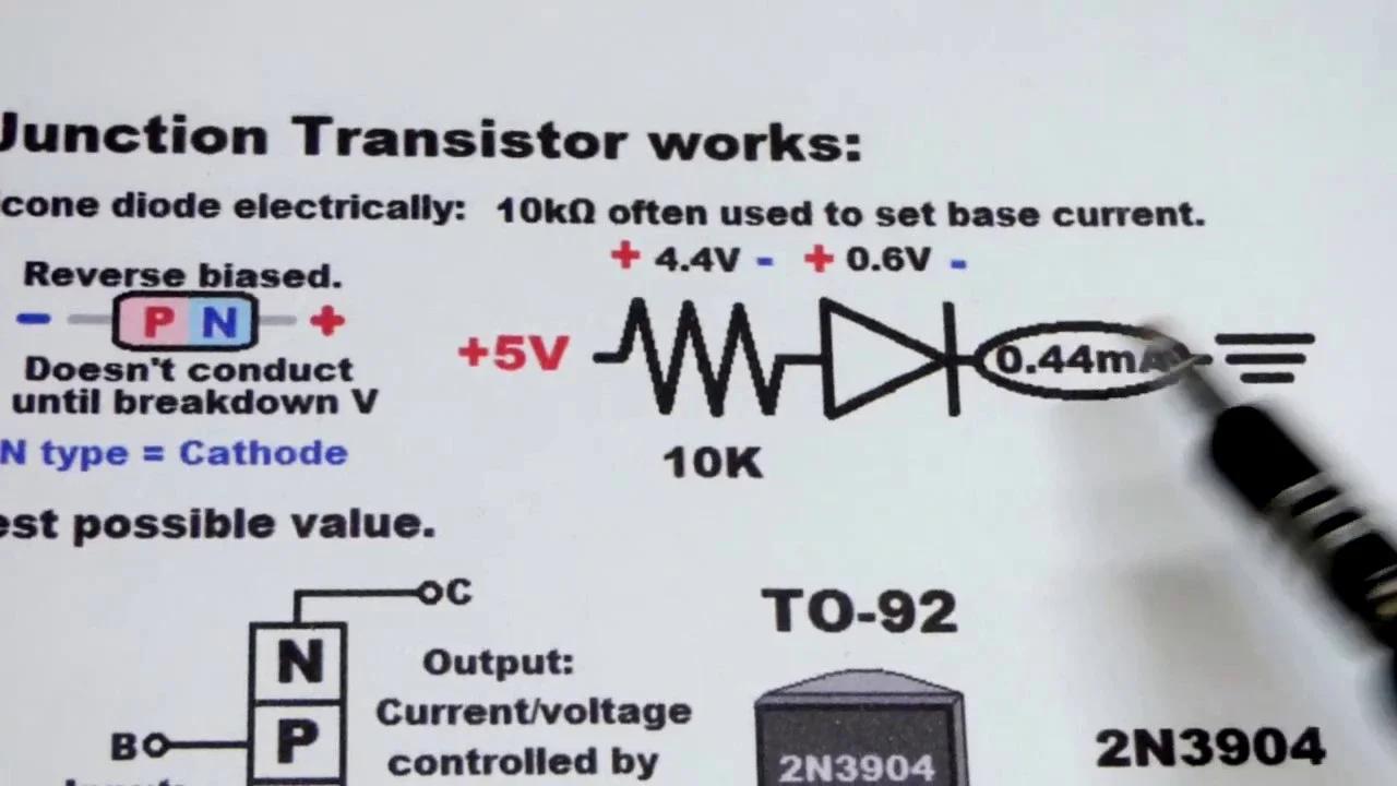 NPN Bipolar Junction Transistor BJT component basic electronics