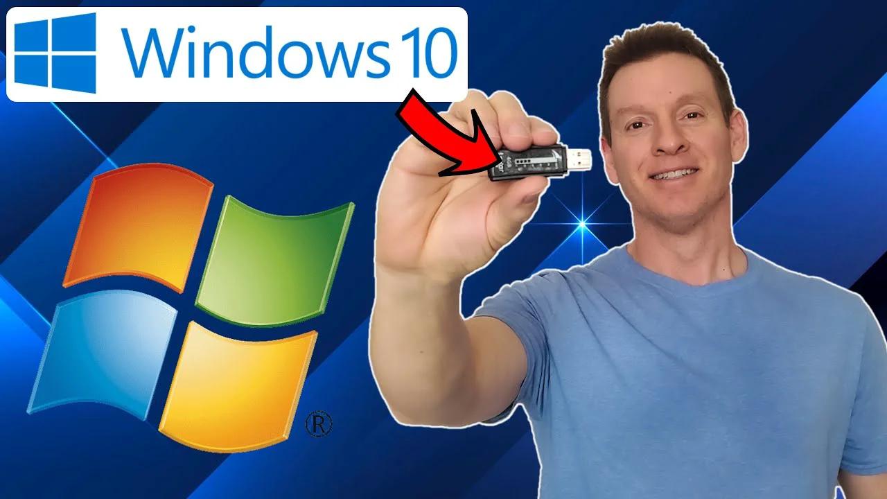 Windows10 USB Flash Drive Installation - The Easiest Method!