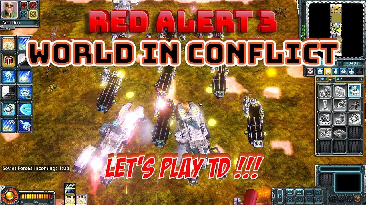 Command & Conquer Red Alert 3 World in Conflict MOD - Let's Try Tower ...