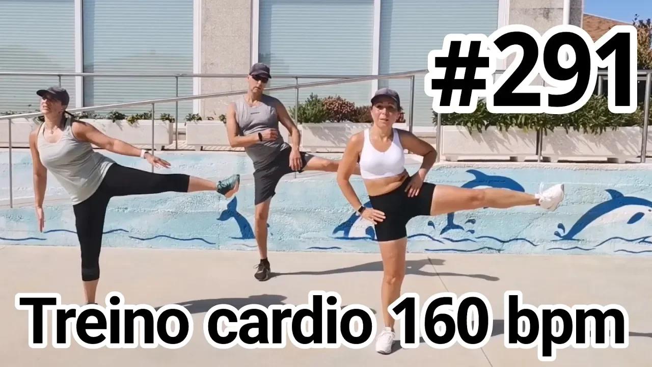 TREINO CARDIO 500 CALORIAS GASTAS - 160 bpm - Aula 291