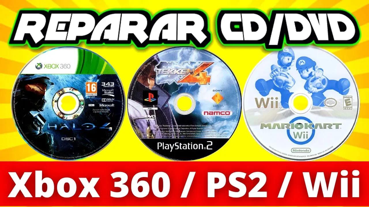 Como Reparar un Disco de Xbox 360/PS2/Wii (METODO CASERO)💥👍👍