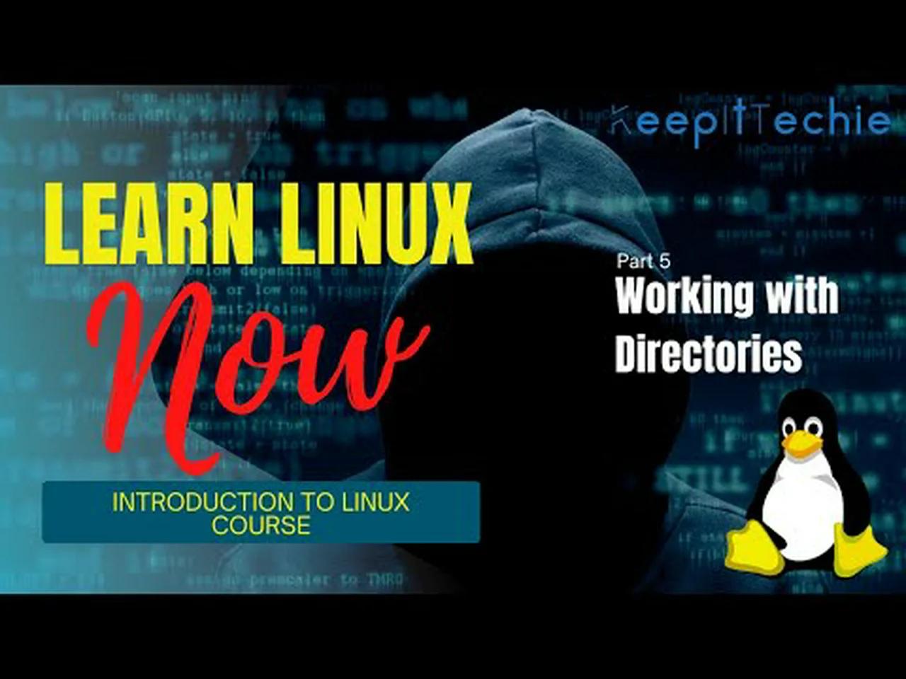 Part 5 working with directories introduction to the linux