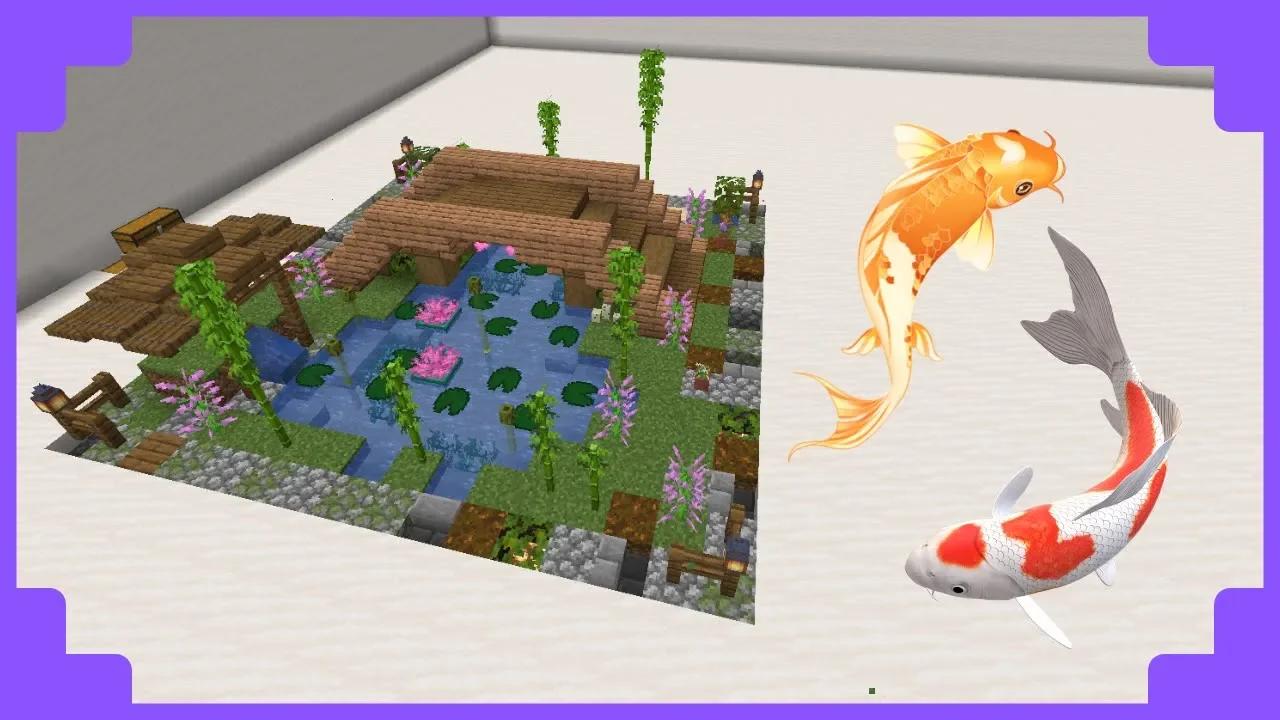 Koi Pond Tutorial | Minecraft