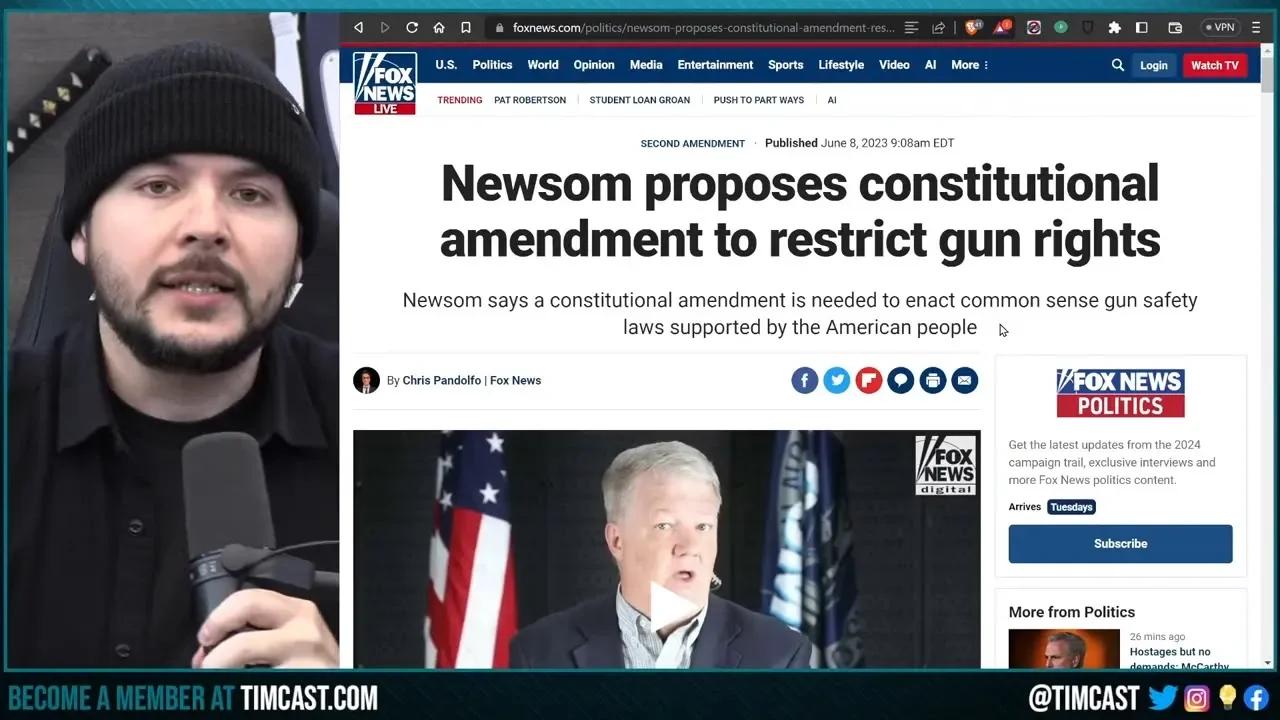 Newsom Proposes 28th Amendment To Ban Guns Insane Gun Grab Proposal