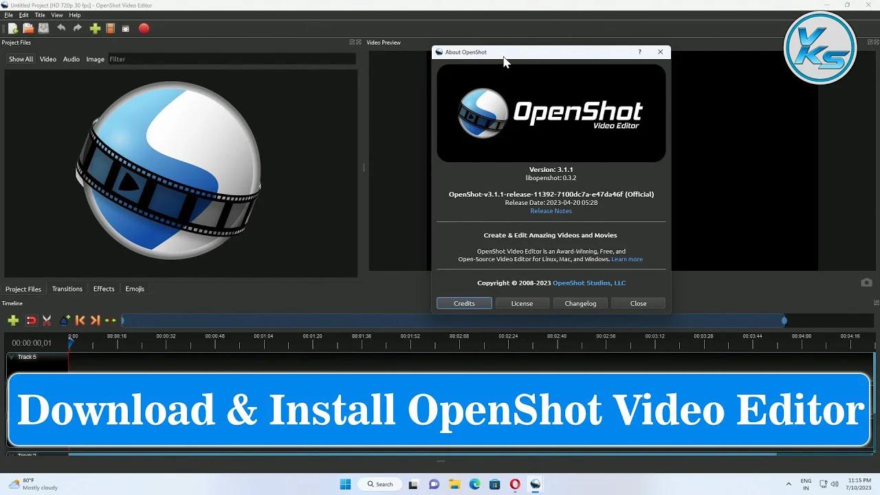 How To Download And Install OpenShot Video Editor 3.1 On Windows 11/10/8/7