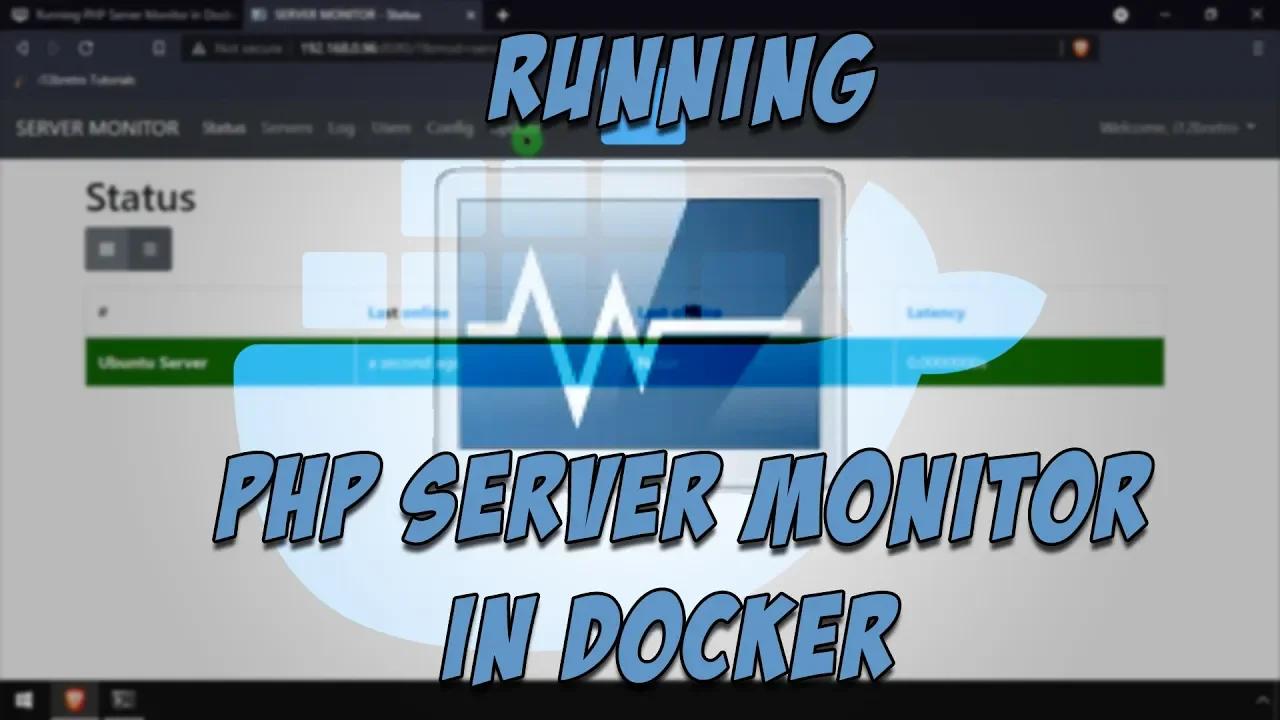 php server monitor docker