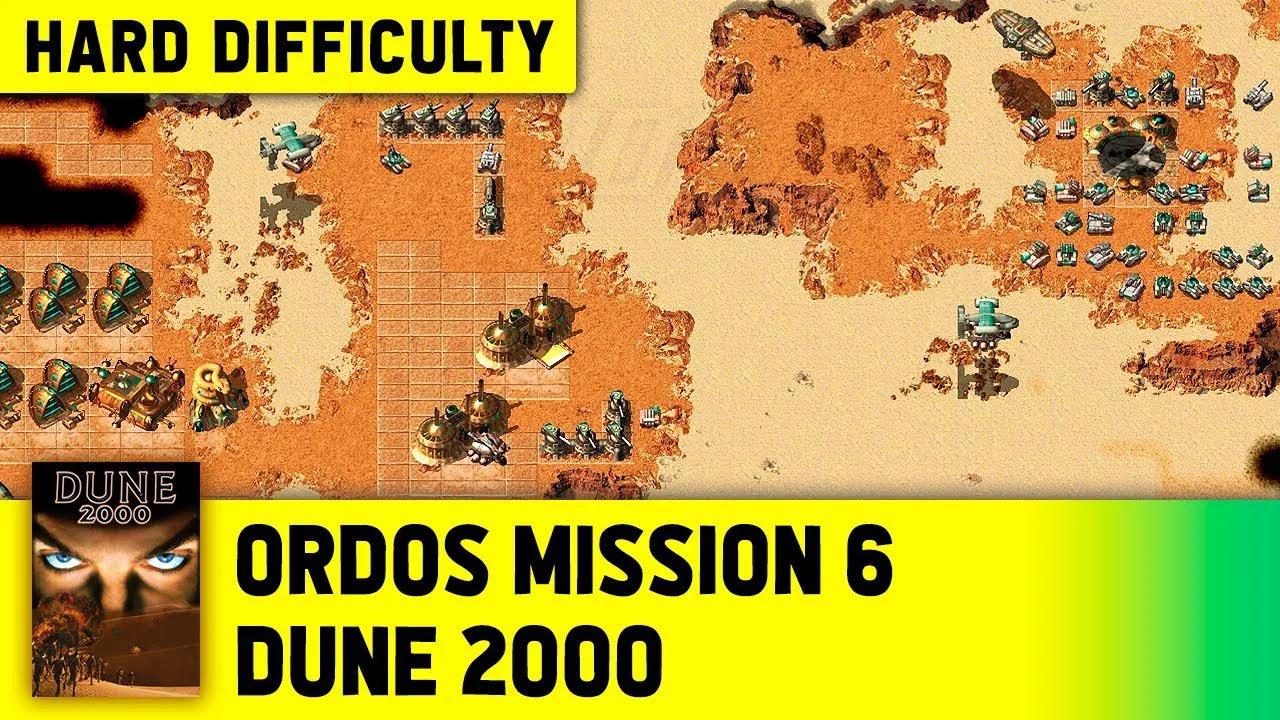 Dune 2000 - Ordos Mission 6 (Right Map) - Hard Difficulty - 1080p