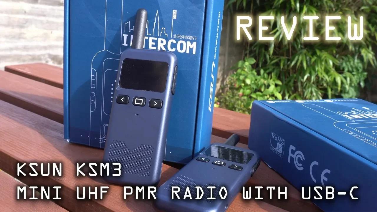 KSUN KSM3 UHF High Power Mini Two Way Radio Review - Surprisingly Good!
