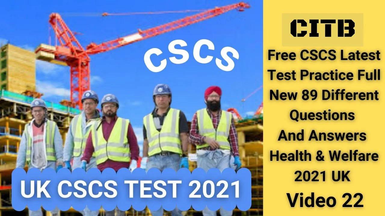 Free CSCS Test Practice Full New 89 Different Questions & Answers 2021 ...
