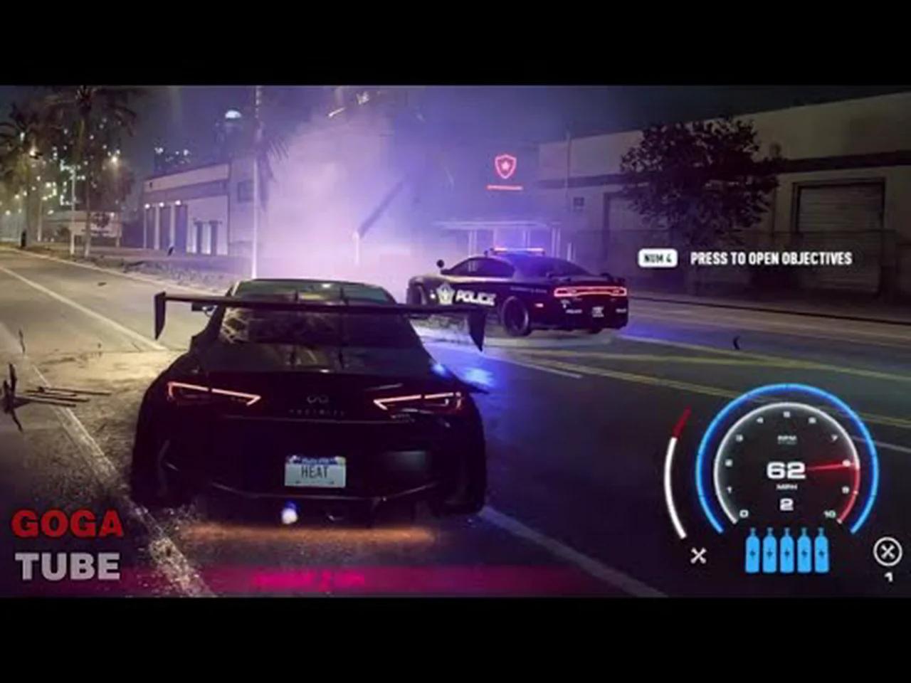 Midnight street race & Police chase - NFS Heat Max Settings No ...