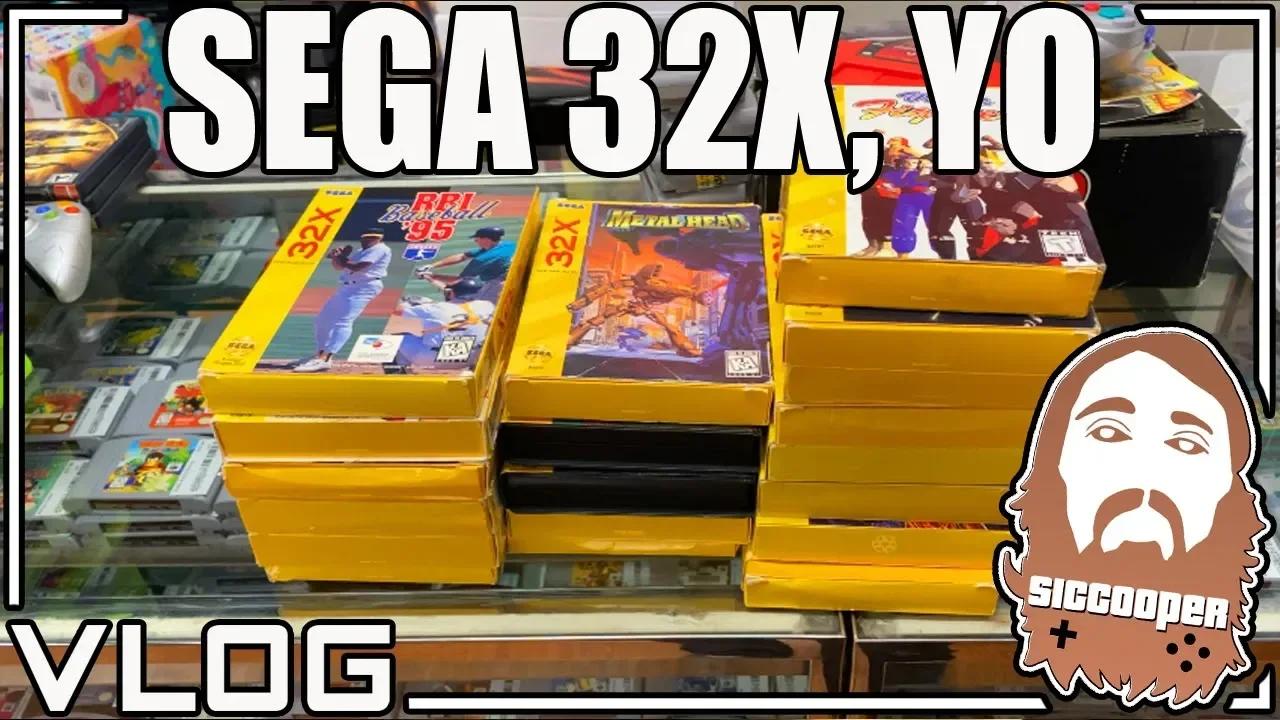 Huge Sega 32X Box & Manual Collection Trade In! | SicCooper