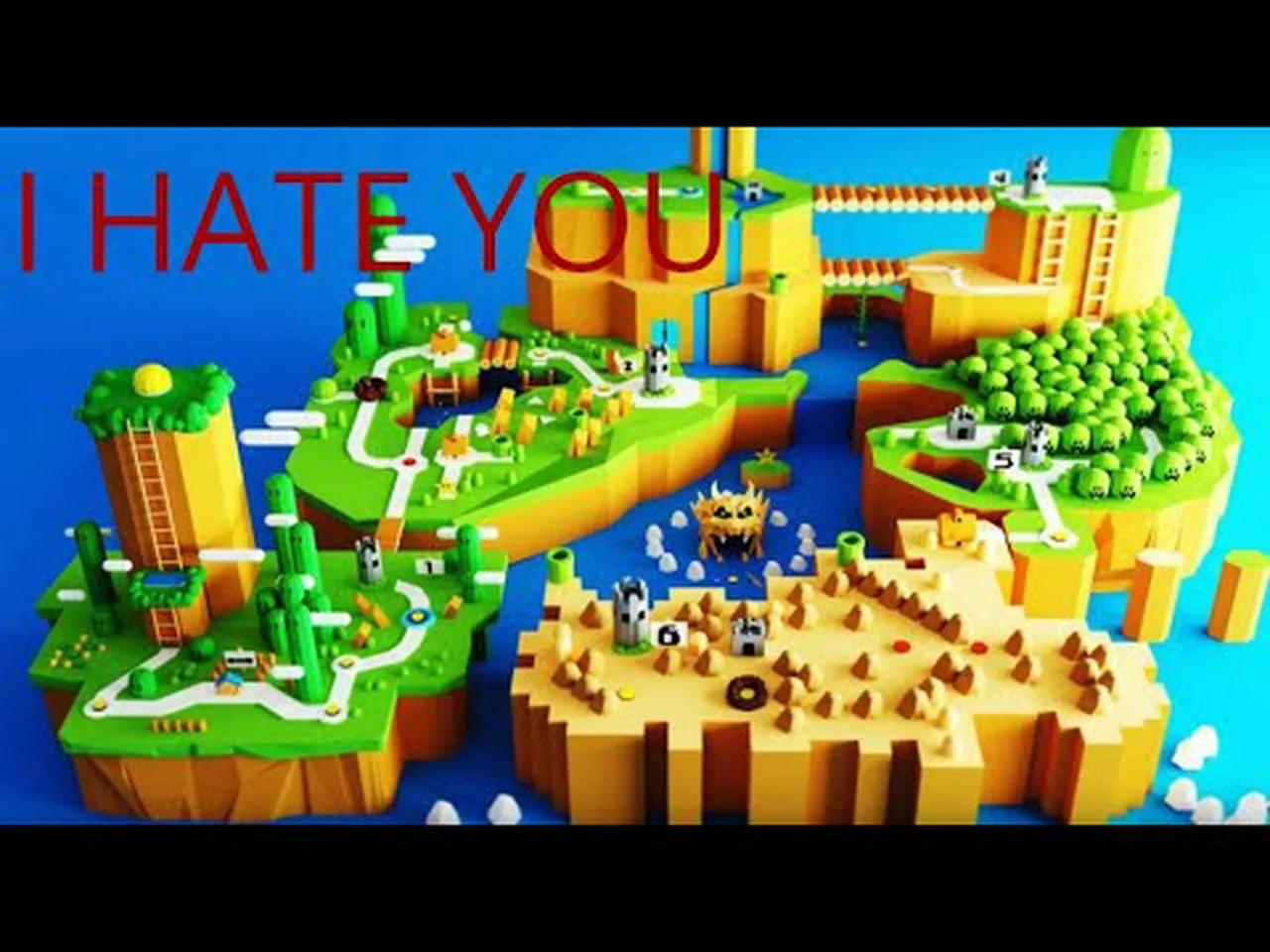 super mario world I HATE YOU {creepypastas clasicos del internet ...