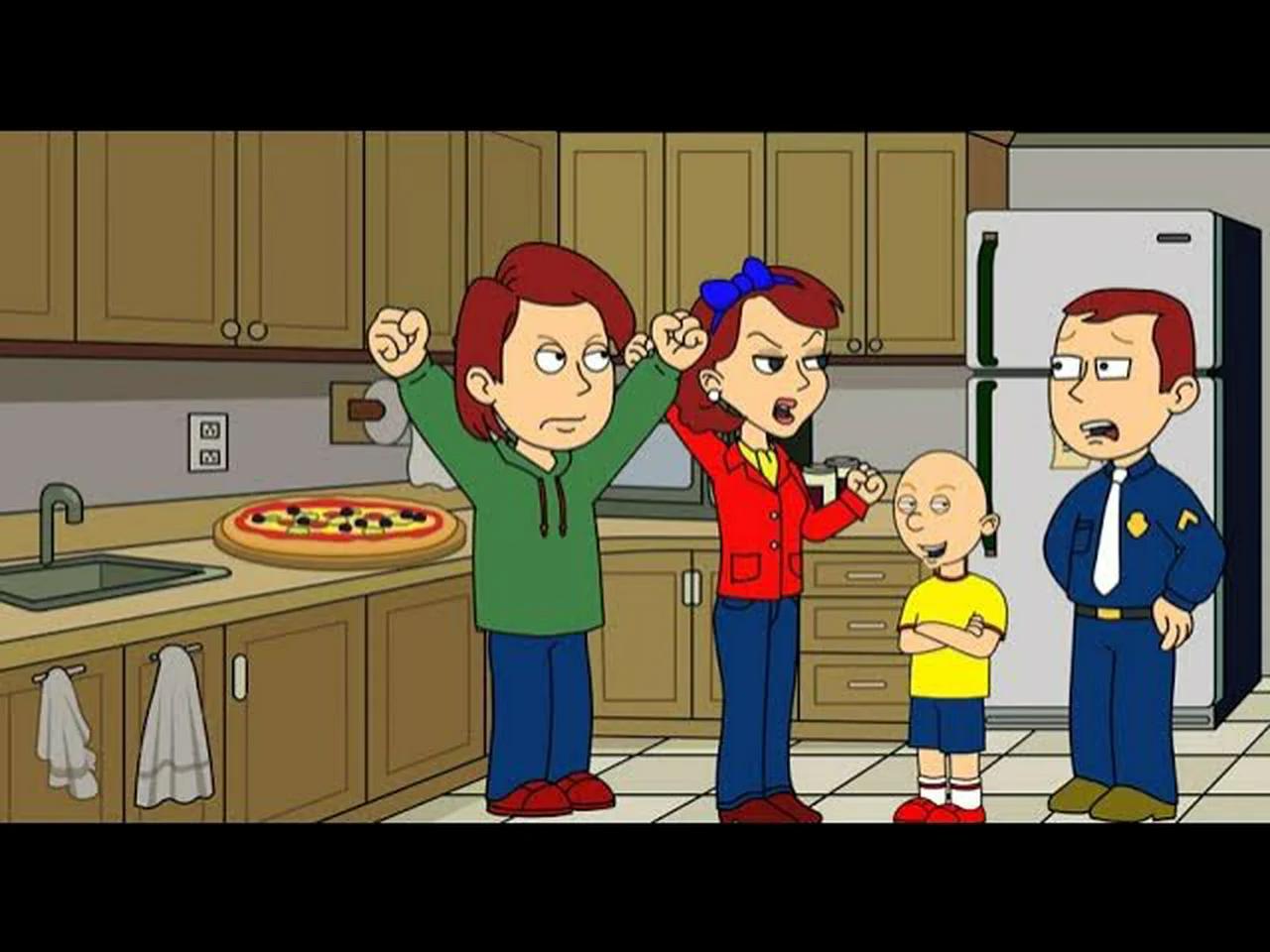 Caillou gets his parents arrested