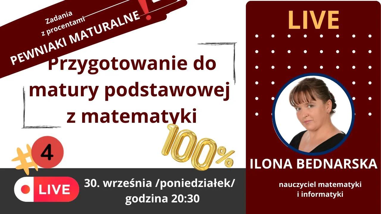 Sprawdzian Z Matematyki Procenty Kl 3 Gimnazjum Procenty - zadania maturalne. Przygotowanie do matury podstawowej z