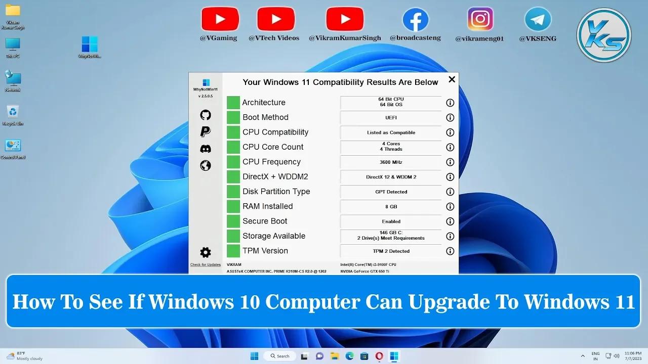how do i change my computer from windows 10 to 11
