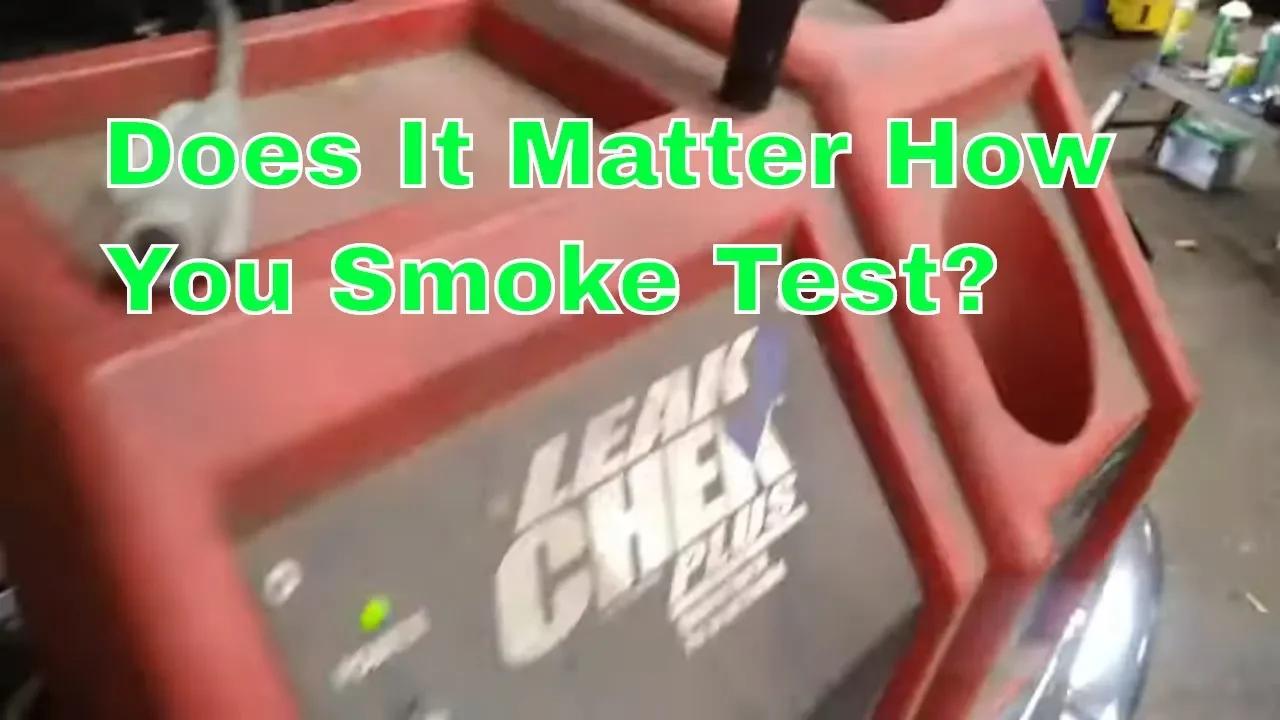 Properly Testing Vacuum Leaks