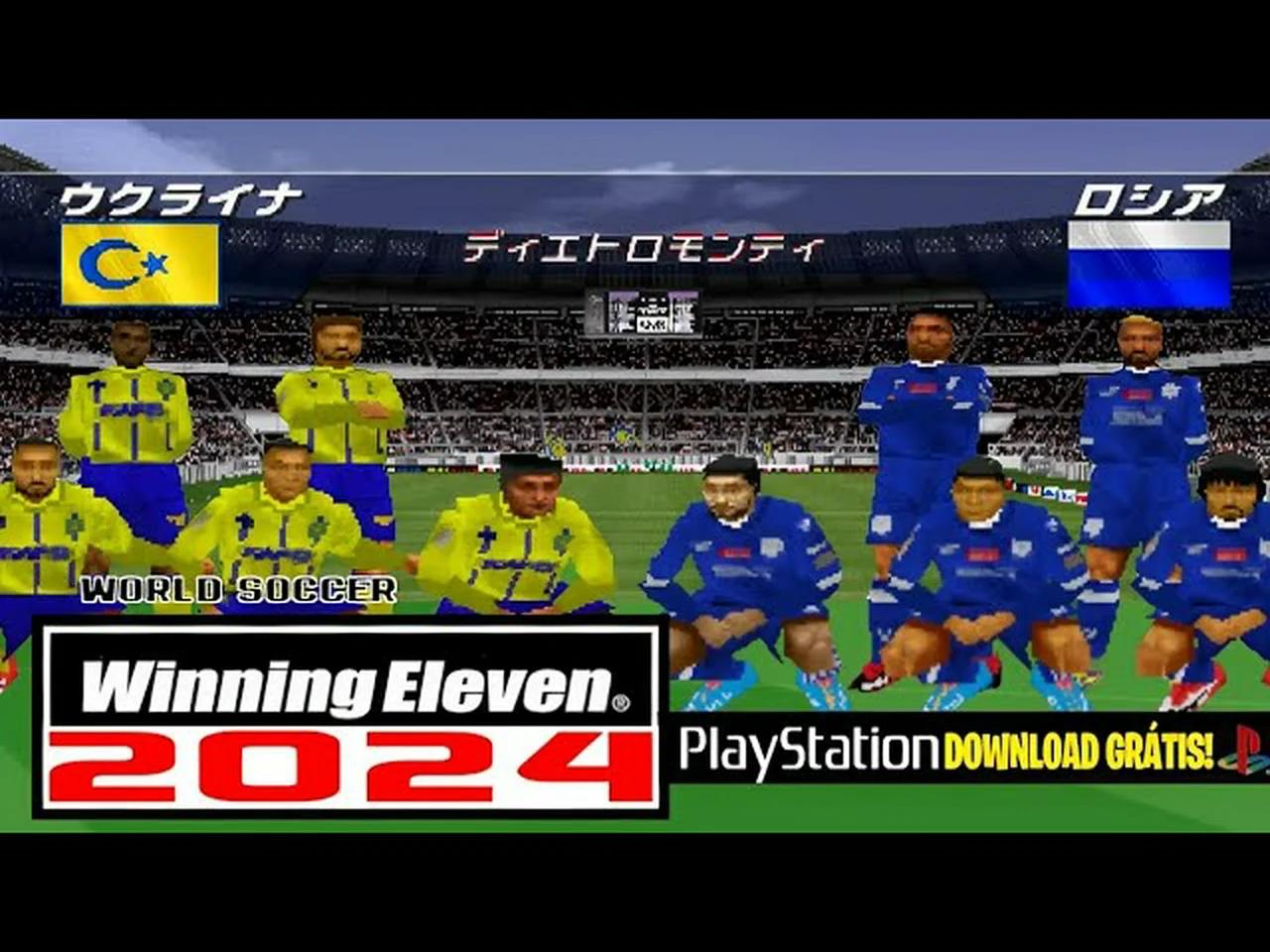 Winning Eleven PS1 20232024 Efootball Atualizado Download we 2002