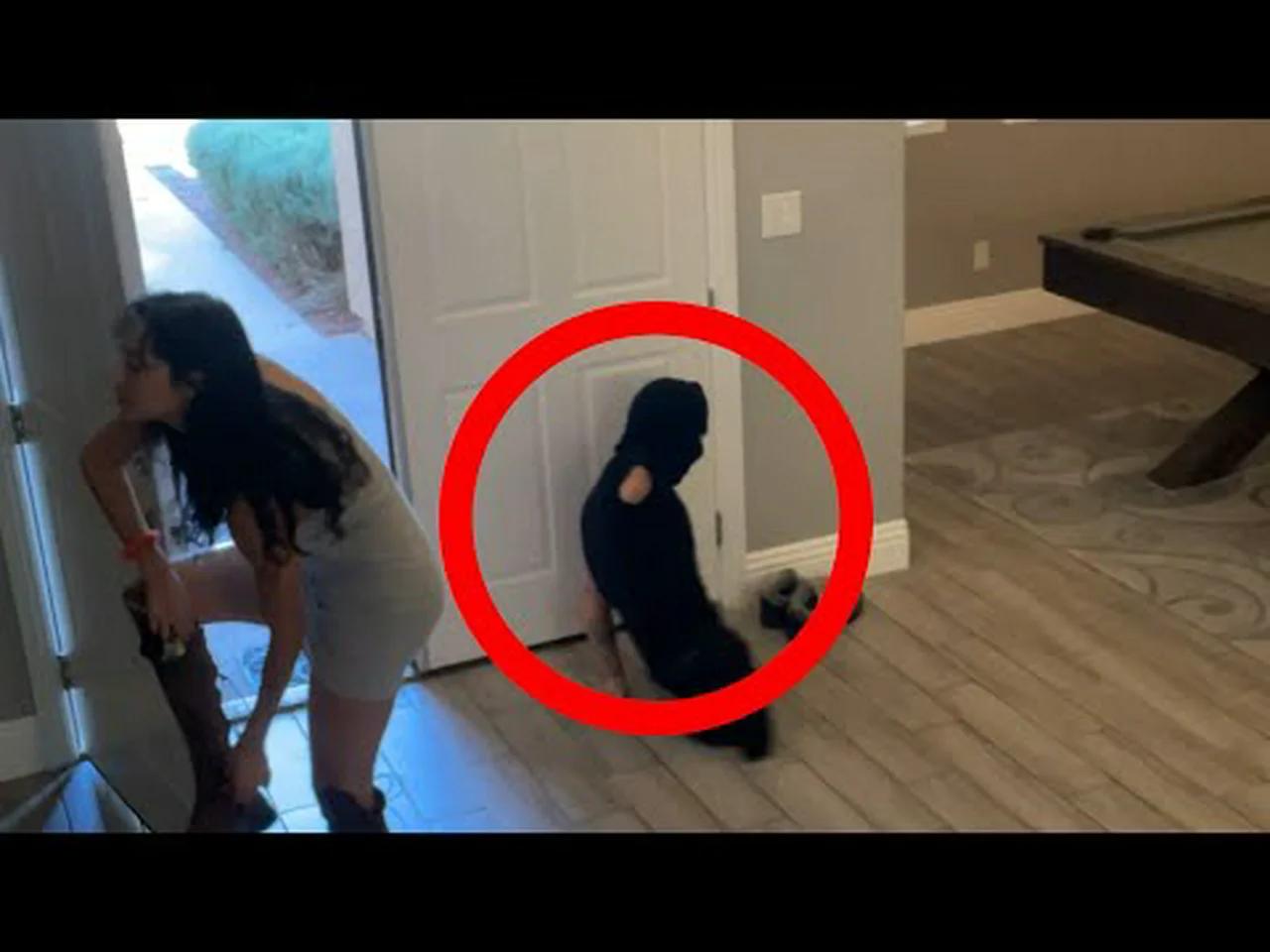 Weirdest Break in Caught on Camera