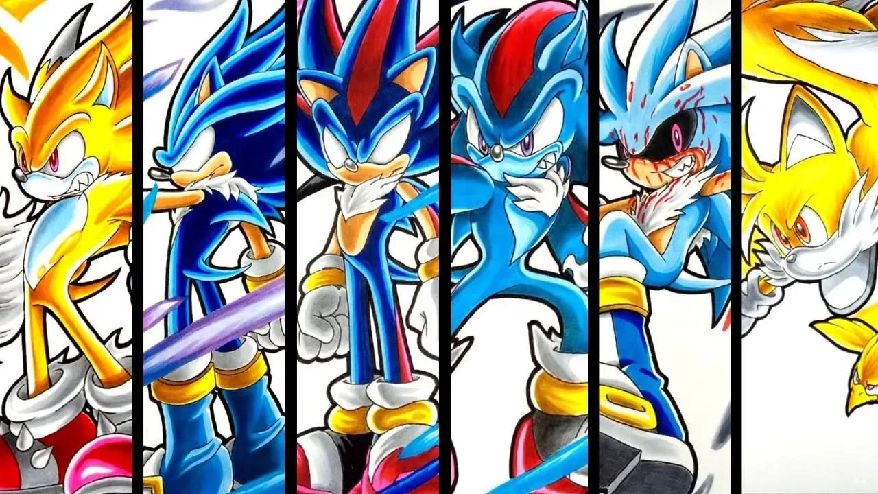 Drawing Sonic Characters Compilation 25