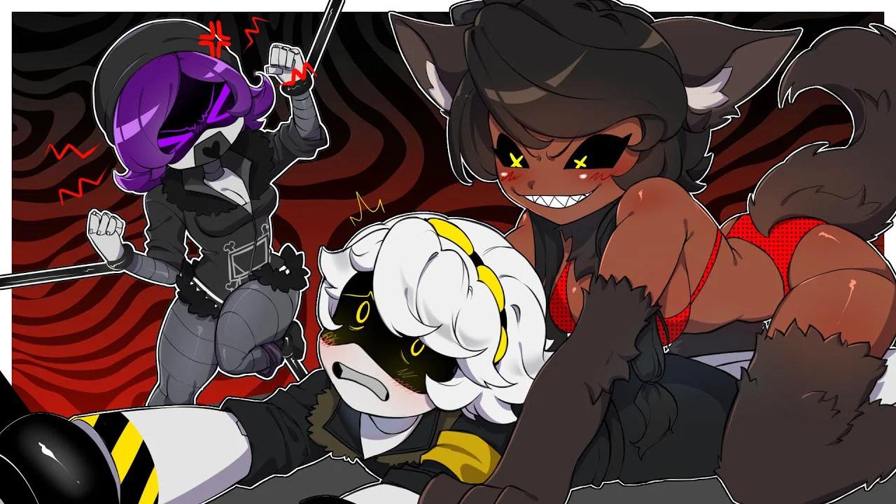CynTessa X V N X Uzi's SUS Werewolf PinDown (Murder Drones Comic Dub)