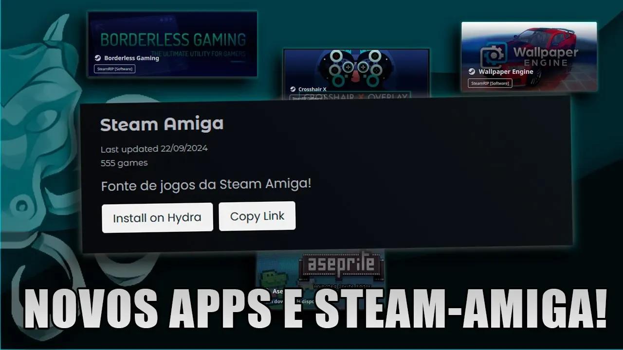 Fontes Atualizadas Novos Apps E Fonte Da Steam Amiga Hydra 2 1 7