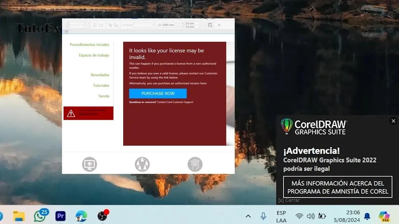 Error al abrir programa de CorelDraw por licencia invalida Funciona ...