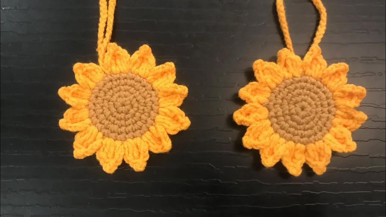 sunflower crochet tutorial #crochet #crochettutorial #crocheting #handmade