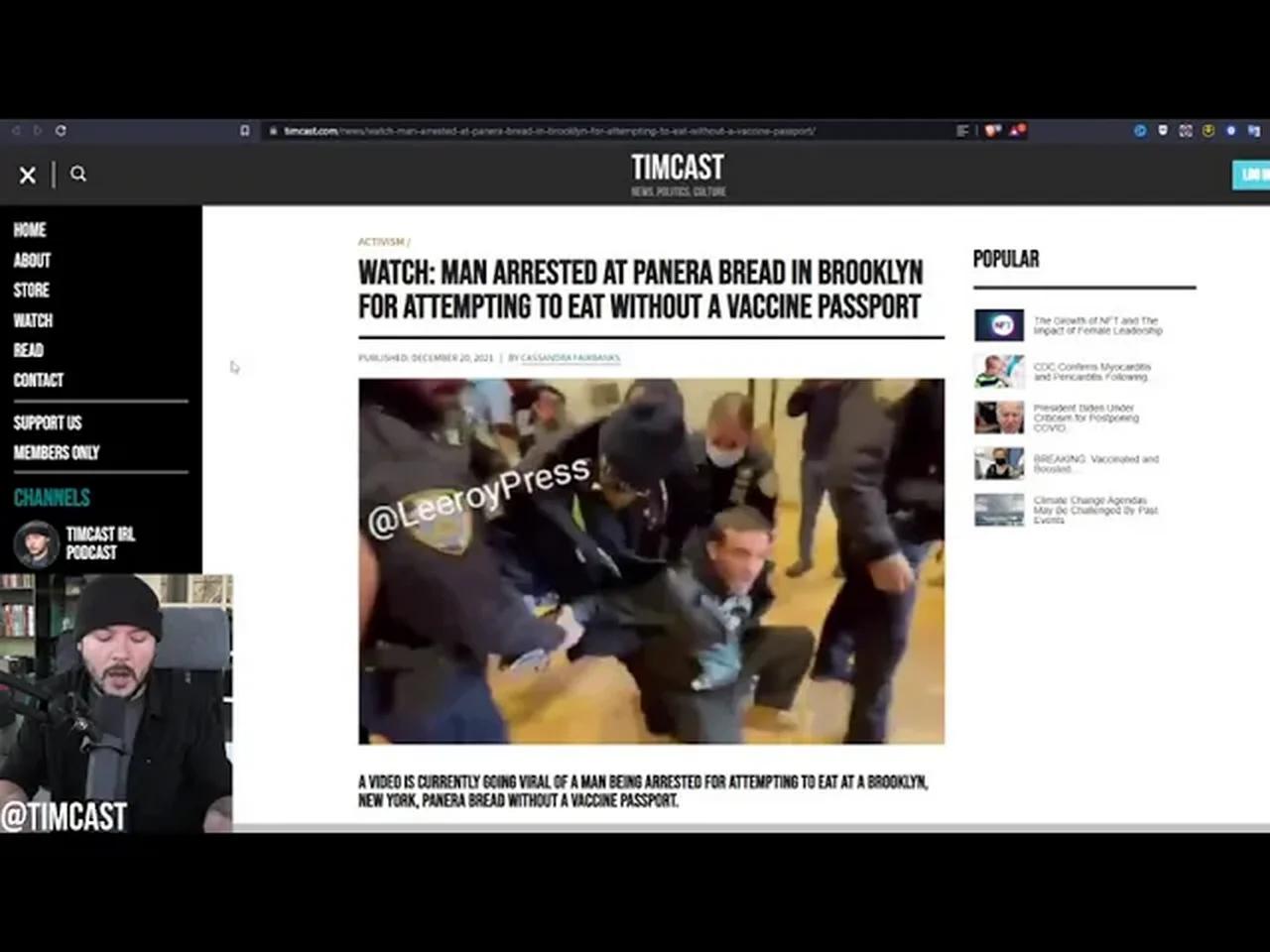 NYC Mayor Gloats Of Stripping Human Rights To Coerce Vaccinations Mandate Protesters ARRESTED Again