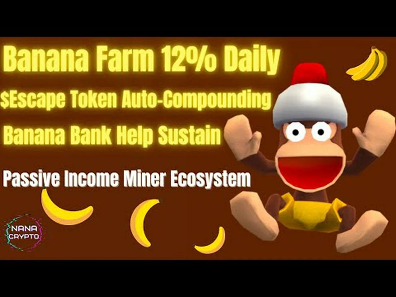 Curated visual reference: Gallery Detail: Banana Farm Ape Escape Ecosystem 12 Daily Bnb Rewards