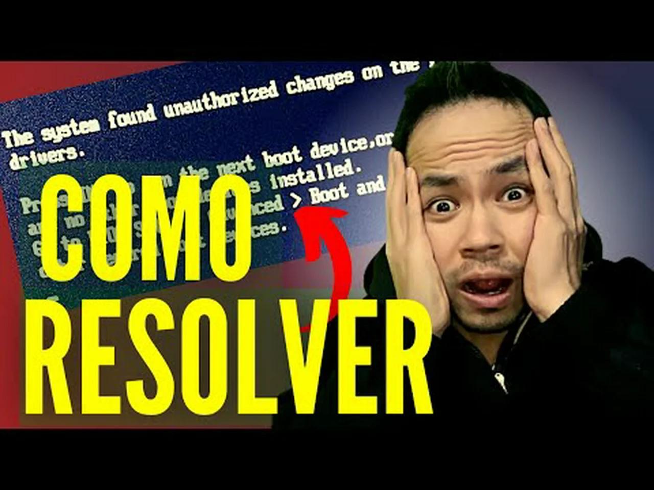 como-resolver-the-system-found-unauthorized-changes-on-the-firmware