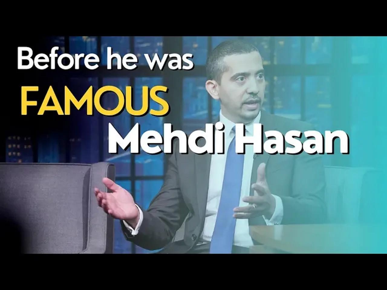 Mehdi Hasan Before He Was Famous #islam