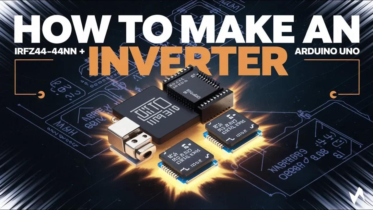 HOW TO MAKE INVERTER || IRFZ44N || ARDUINO UNO || THE WATT WORLD