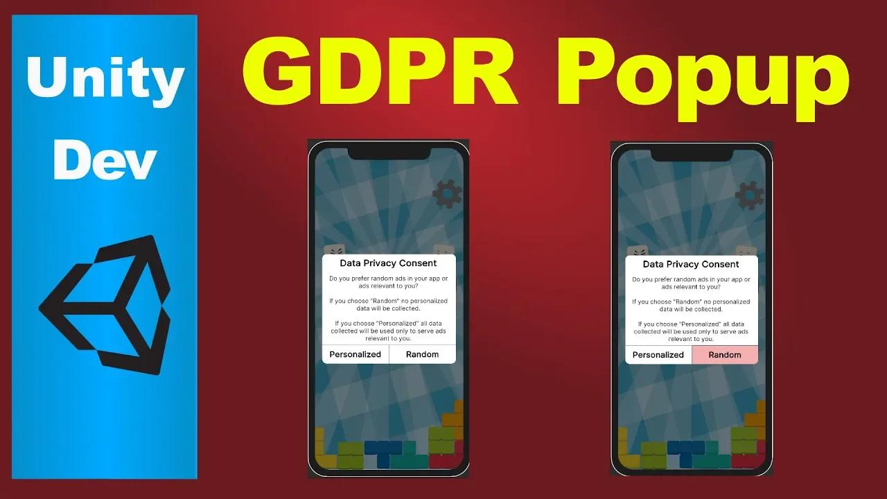 Create GDPR Popup in Unity using UI Toolkit